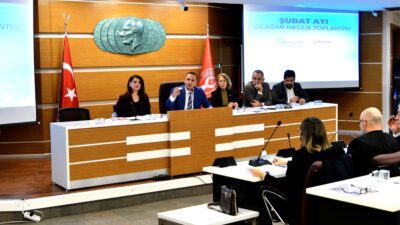 Bornova Belediye Başkanı Ömer Eşki, Şubat ayı meclis toplantısında sel