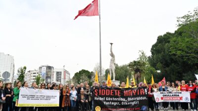 Tüm Türkiye’yi yasa boğan okul saldırılarına karşı, Bornova Kent Konseyi