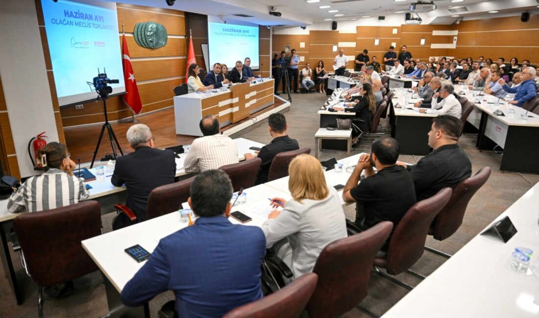 Bornova Belediye Başkanı Ömer Eşki başkanlığında toplanan Haziran ayı meclisinde,