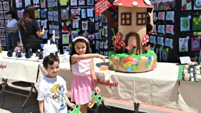 Bornova Belediyesi Çocuk Oyun ve Aktivite Merkezleri’nde eğitim gören çocukların