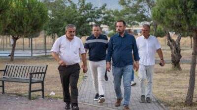 Bornova Belediye Başkanı Ömer Eşki, Doğanlar Mahallesi’nde kentsel dönüşüm ve