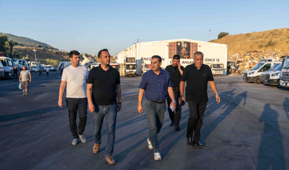 Bornova Belediye Başkanı Ömer Eşki, Yeşilçam Mahallesi'nde yapılacak yatırımları yerinde